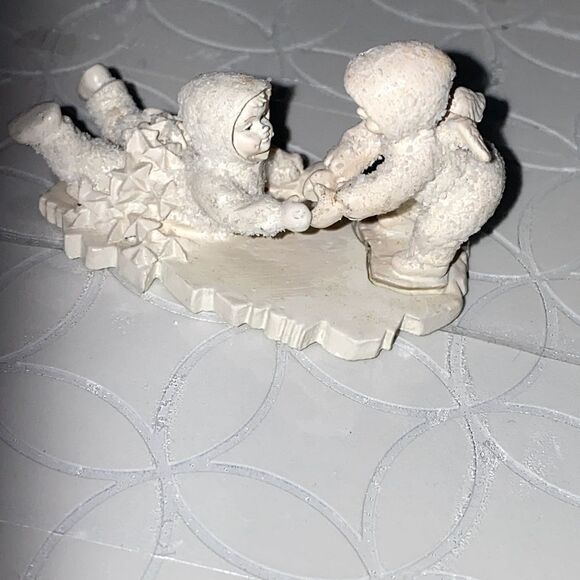 Department 56 Snowbabies Help Me, I'm Stuck! Vintage 1992 Christment Figure - Picture 10 of 12